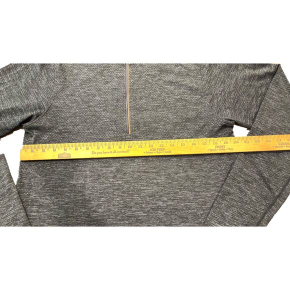 Lululemon Men’s L 1/2 Zip Long Sleeve Pullover Navy Blue Training Running Shirt - Picture 8 of 11